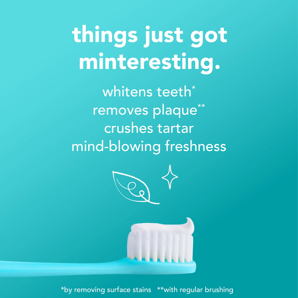 Hello Antiplaque + Whitening Fluoride Free Toothpaste, Natural Peppermint 5.0 oz