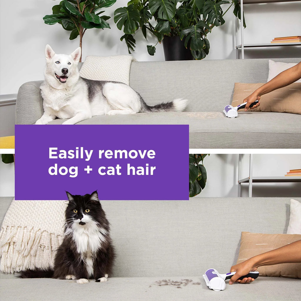 BLACK+DECKER Pet Hair Remover Roller — Reusable, No Sticky Sheets Needed